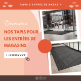 Tapis d'entrée de magasin
