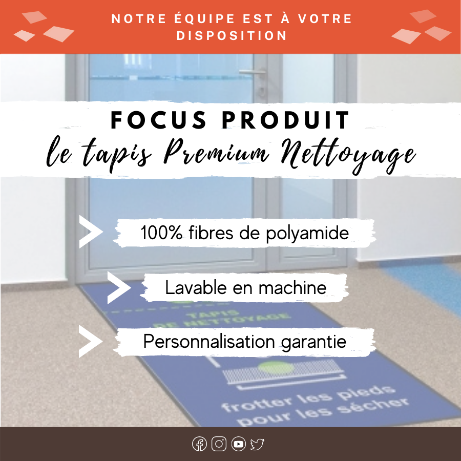 Focus produit  : le tapis Premium Nettoyage