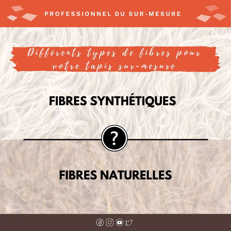 Différents types de fibres pour votre tapis sur-mesure