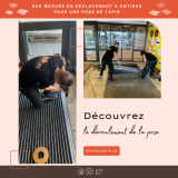 Sur Mesure en déplacement à Antibes pour une pose de tapis