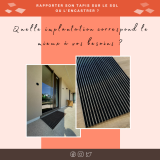 Rapporter son tapis sur le sol ou l'encastrer